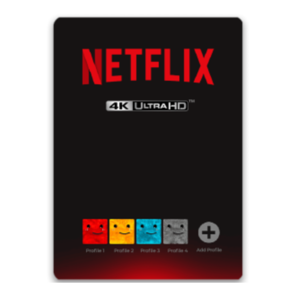 Netflix Premium Ultra HD 4K 6 MONTHS