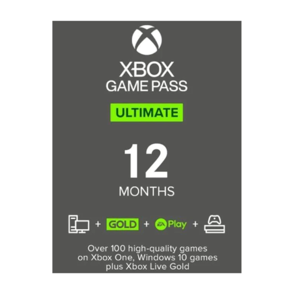 12 Months | Xbox Game Pass Ultimate for Global