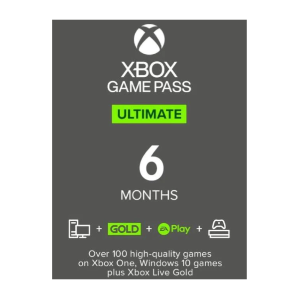 6 Months | Xbox Game Pass Ultimate for Global